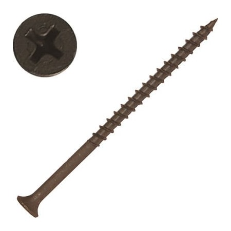 Drywall Screw, #8 X 3 In, Steel, Bugle Head Phillips Drive